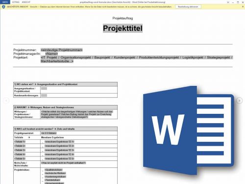 Vorlagen Projektmanagement Freeware